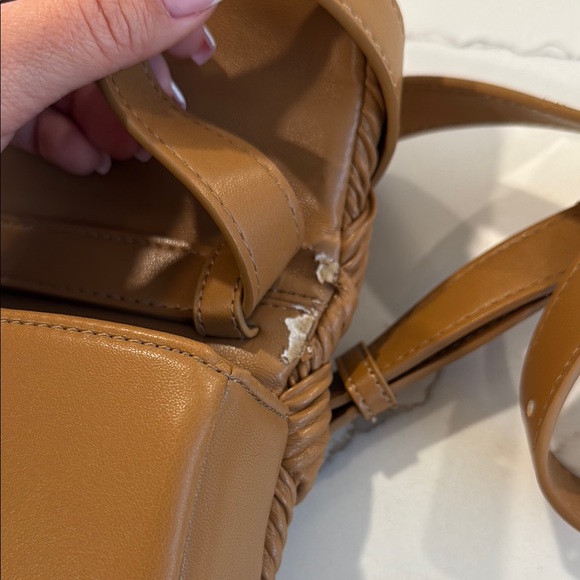 JW PEI Tan Woven Crossbody Bag - Picture 7 of 8